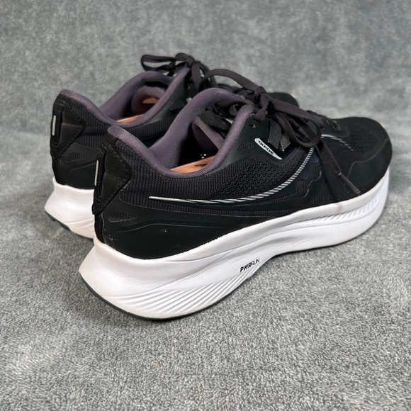 Saucony Guide 15 Running Shoes Black White PWRRUN Athletic Sneakers Womens 11.5 - Picture 5 of 11